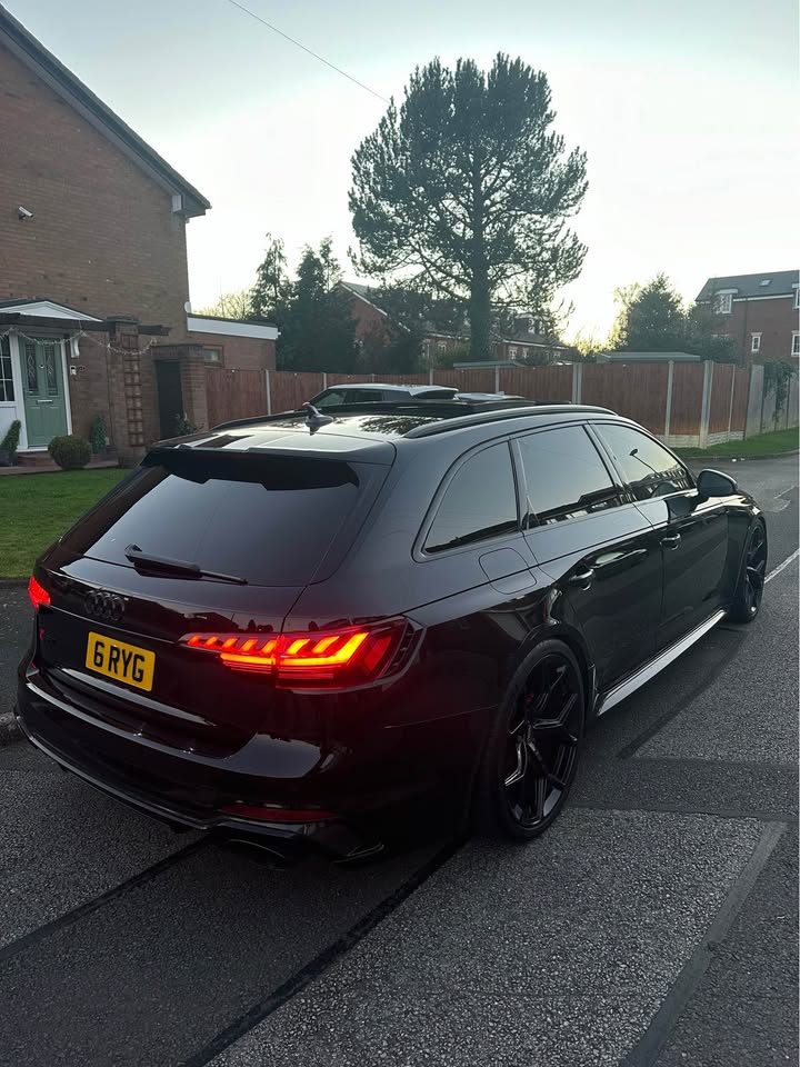 Audi RS4 Avant with tinted windows